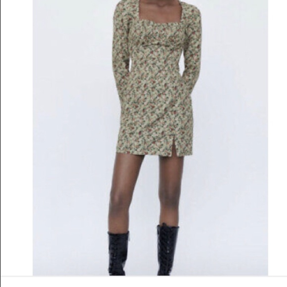 Zara floral dress